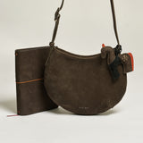 Half-moon shoulder bag