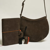 Half-moon shoulder bag