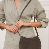 Half-moon shoulder bag