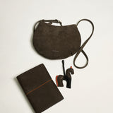 Half-moon shoulder bag