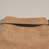 l’erreur f Tote Deer antler brown bag- Large