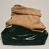 l’erreur f Tote Deer antler brown bag- Large
