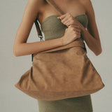 l’erreur f Tote Deer antler brown bag- Large