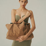 l’erreur f Tote Deer antler brown bag- Large