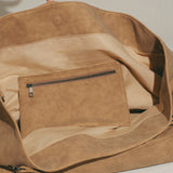 l’erreur f Tote Deer antler brown bag- Large